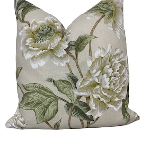 Colefax and Fowler Giselle Ivory Classic Prints II Collection Cushion Cover Pillow Cover Double Sided