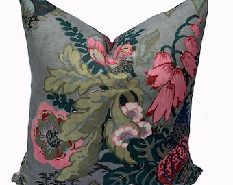 Thibaut Fairbanks Savoy Collection Anna French Grey Cushion Cover Pillow Cover