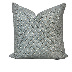 Soane Great Britain - Adam Bray - Webbing - Azure - Cushion Cover Pillow Cover Double Sided