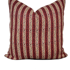 Soane Great Britain Qajar Stripe Original Linen Cushion Cover Pillow Cover Double Sided