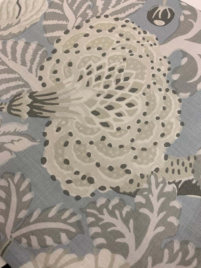 Thibaut Mitford Aqua Paramount Collection Cushion Cover Pillow Etsy