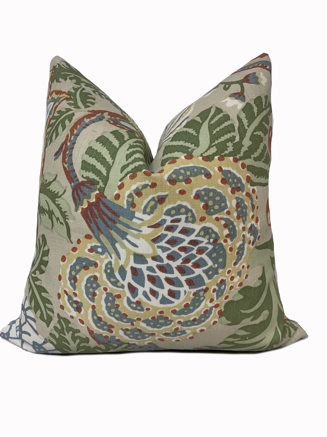 Thibaut Mitford Beige Paramount Collection Cushion Cover Pillow Cover