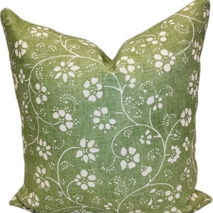 Carolina Irving Sultana Sage Cushion Cover Pillow Cover DoubleSided