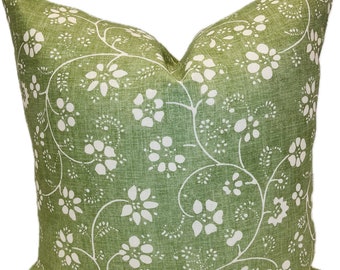 Funda de cojín Carolina Irving Sultana Sage, funda de almohada de doble cara