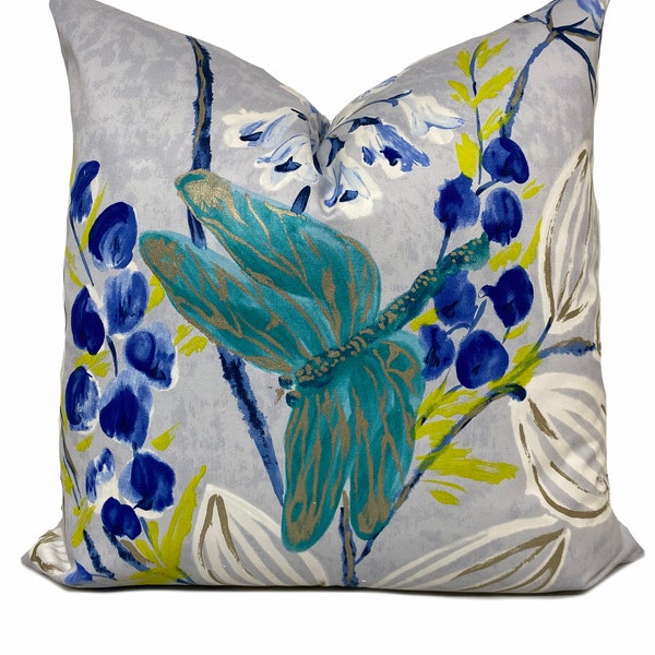 Designers Guild Kimono Blossom Delft Double Sided Cushion Cover Pillow Cover Decorative Pillow