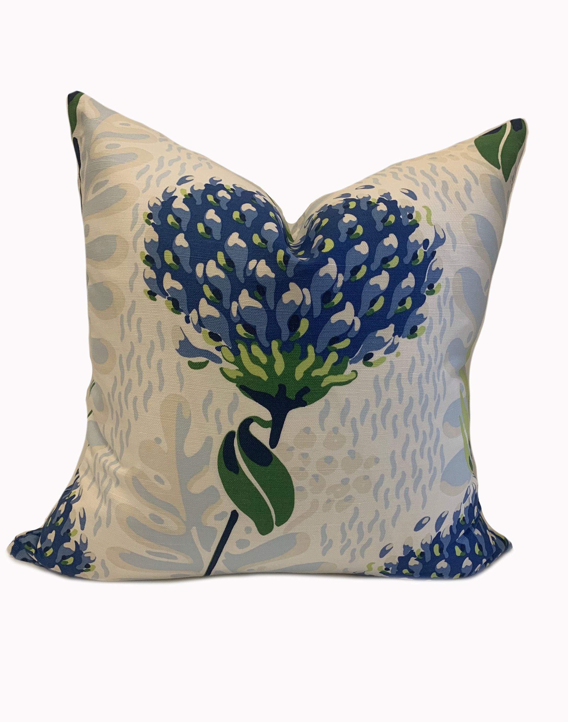 Thibaut Tiverton Celon Collection Blue Cushion Cover Pillow Etsy