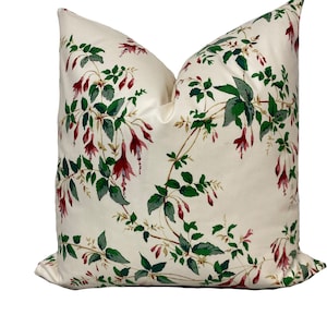 Colefax and Fowler Fuchsia Red Cushion Cover Pillow Cover Double Sided