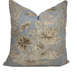 Thibaut Rosalind Spa Blue Grand Palace Cushion Cover Pillow Cover Double Sided High End Home Interior