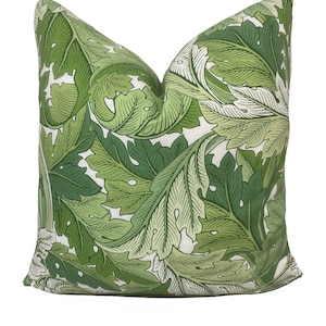 William Morris Acanthus Leaf Green Simply Morris Cushion Cover Pillow Cover Home Interior Deco