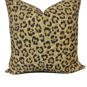 Ralph Lauren Bacara Leopard Bamboo Cushion Cover Pillow Cover Double Sided