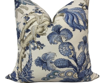 Thibaut CHATELAIN Blue and White Heritage Collection Cushion Cover Pillow Cover Double Sided