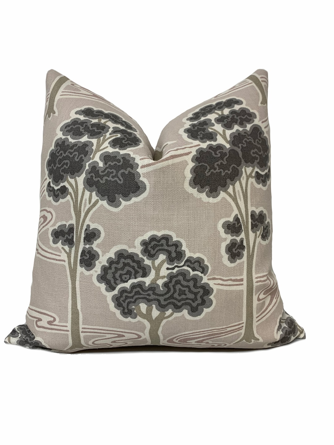 Schumacher Tree River Blush Cushion Cover Pillow Cover Double Sided - Etsy