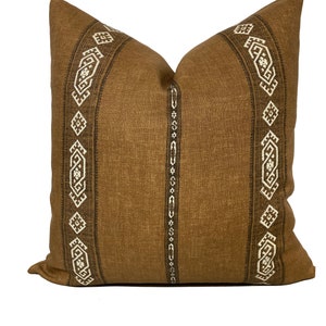 Carolina Irving Alexandria Brown Cushion Cover Pillow Cover DoubleSided