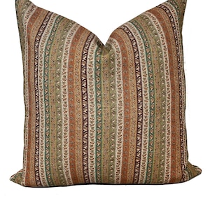 Mulberry Home Wild Stripe Spice Long Weekend Collection Dwustronna poszewka na poduszkę Poszewka na poduszkę