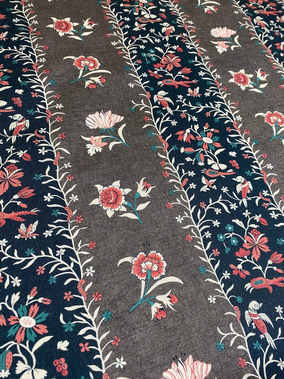 Calico Floral Stripe — Lisa Fine Textiles