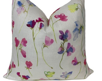 Funda de cojín de guisante de olor de color gris azulado, funda de almohada de doble cara