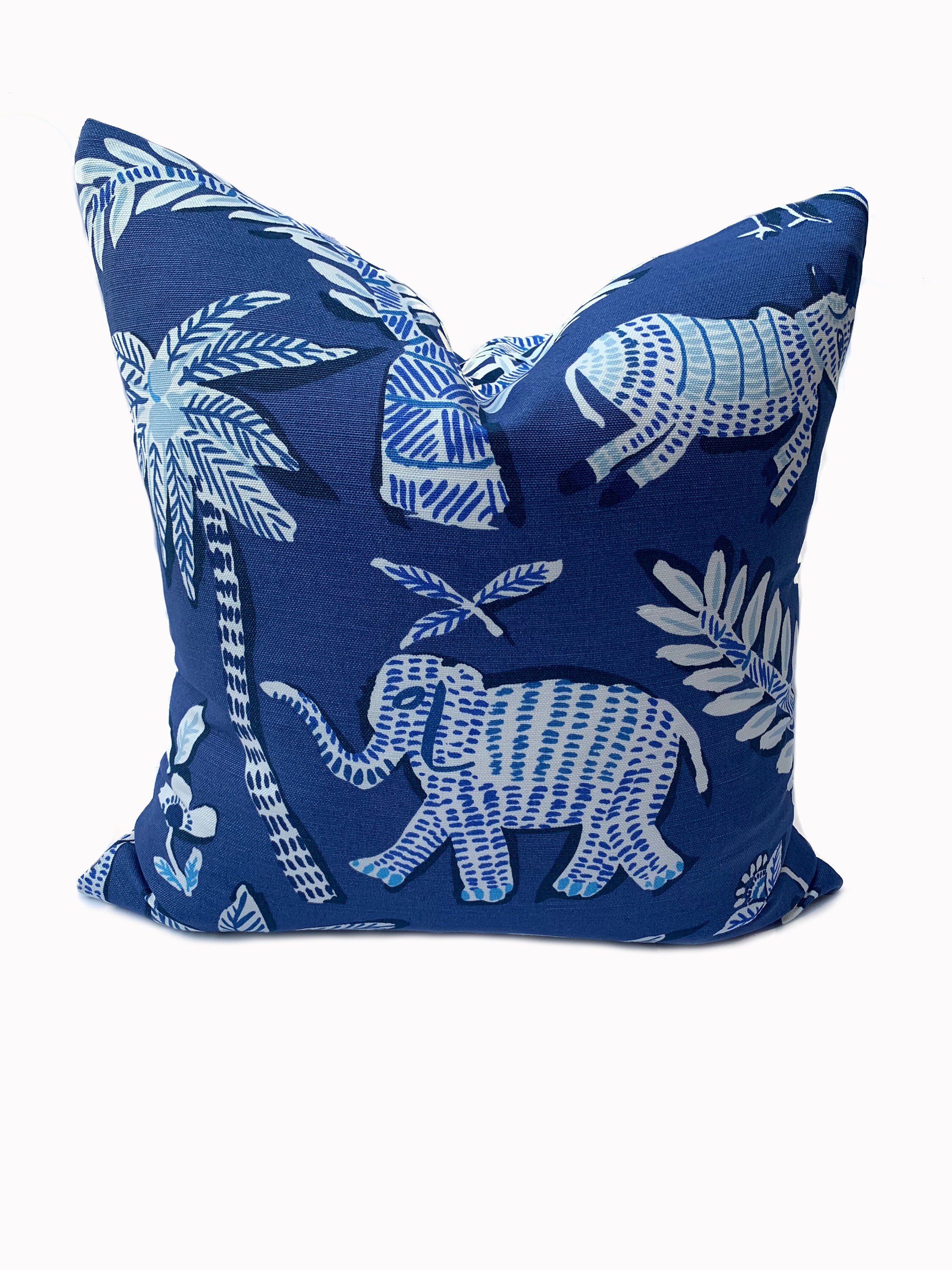 Thibaut Goa Trade Routes Collection Blue Cushion Cover Pillow Etsy