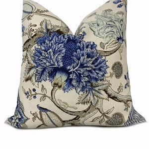 Scalamandre Pondicherry Delft Cushion Cover Pillow Cover Double Sided