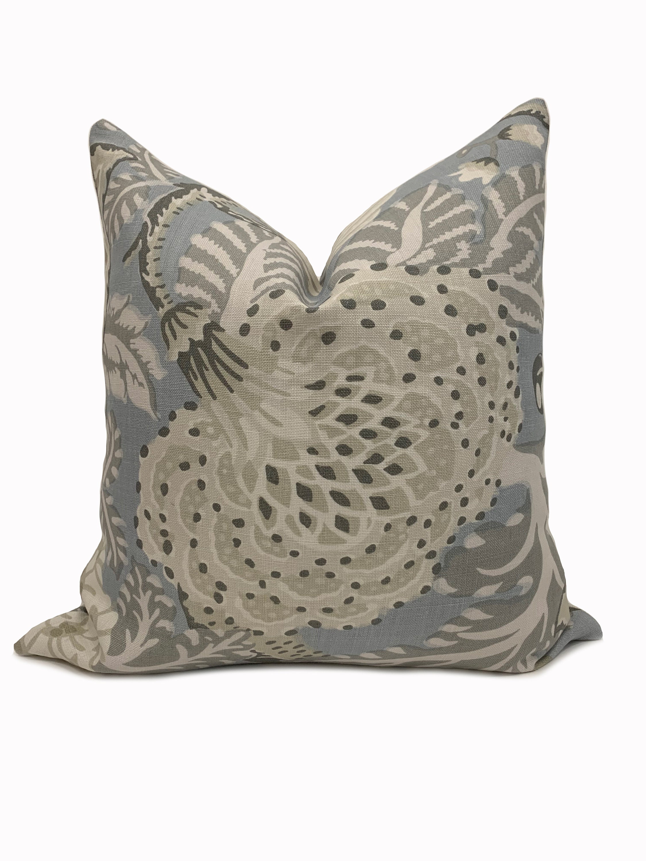 Thibaut Mitford Aqua Paramount Collection Cushion Cover Pillow Etsy