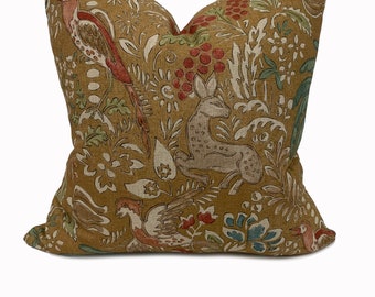 spice colored throw pillows