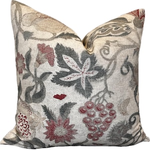 Robert Kime Cory Major Double Sided Cushion Linen Cover Double Sided