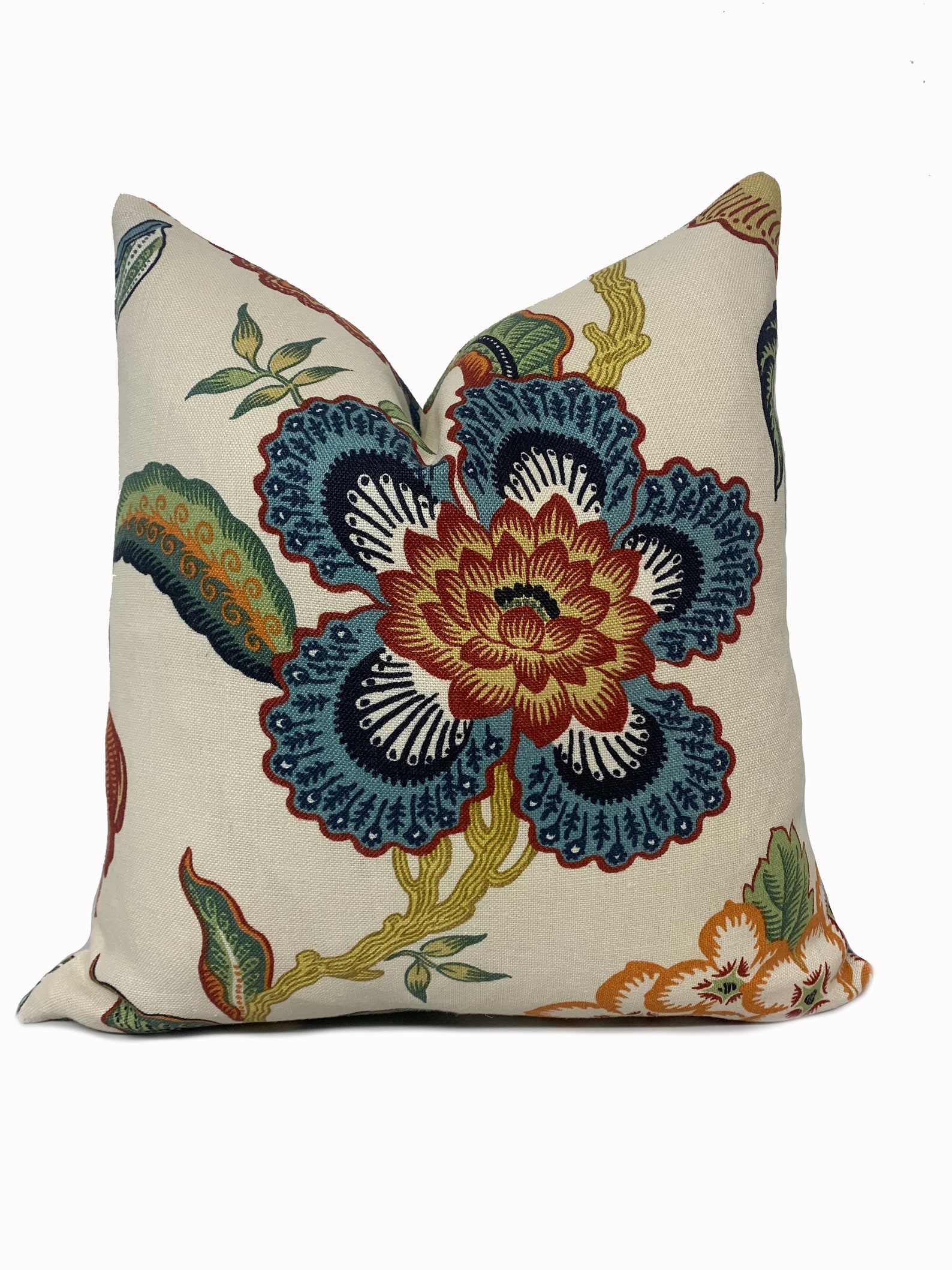 Schumacher Hothouse Floral SPARK Cushion Cover Pillow Cover Etsy