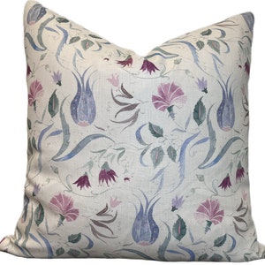 Robert Kime Bahar Linen Double Sided Cushion Linen Cover Double Sided