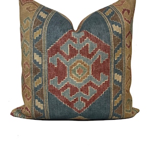 Mulberry Nomad Teal Double Sided Pillow Cover Cushion Cover