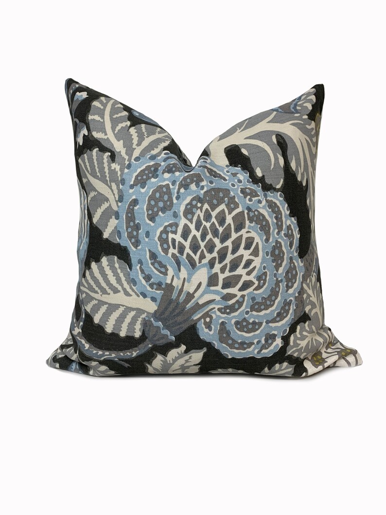 Thibaut Mitford Grey Paramount Collection Cushion Cover Pillow Etsy