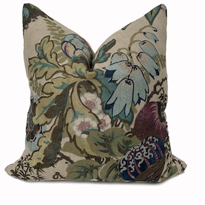 Thibaut Fairbanks Savoy Collection Anna French Plum Kussenhoes Kussensloop