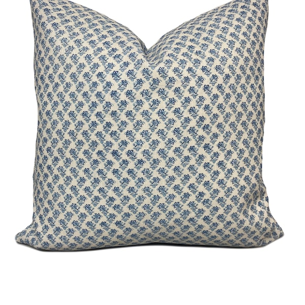 Indigo Throw Pillow Etsy