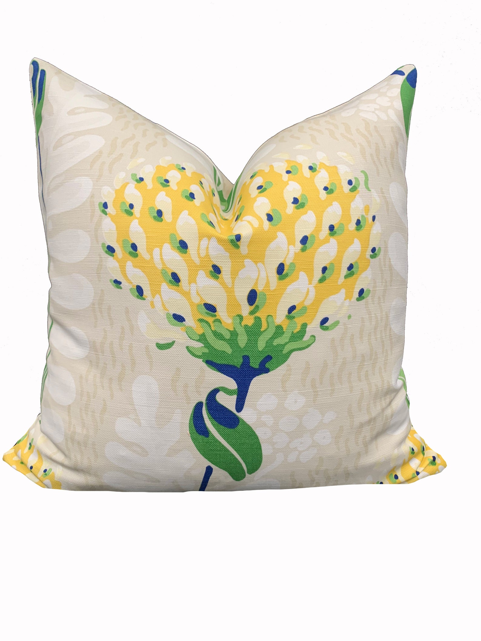 Thibaut Tiverton Celon Collection Yellow Cushion Cover Pillow Etsy