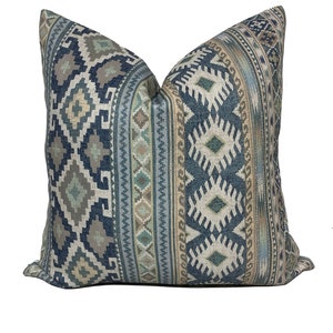 Colefax and Fowler Delgado Navy Belvedere Collection Cushion Cover Pillow Cover Double Sided