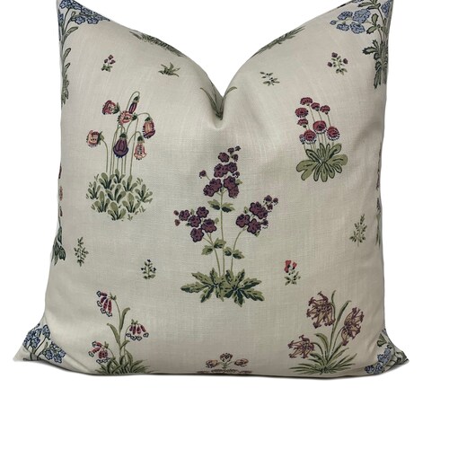 Housse de coussin Lisa Fine Vita ivoire double face