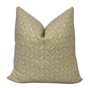 Colefax and Fowler Oaken Yellow Cushion Cover Pillow Cover Double Sided