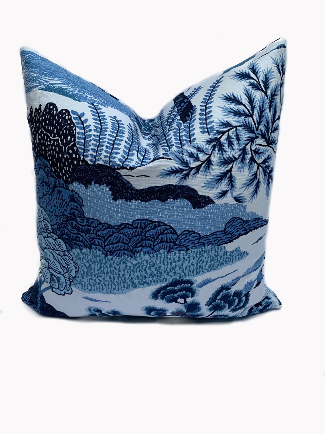 Thibaut Daintree Blue and White Cushion Cover Pillow Cover Etsy