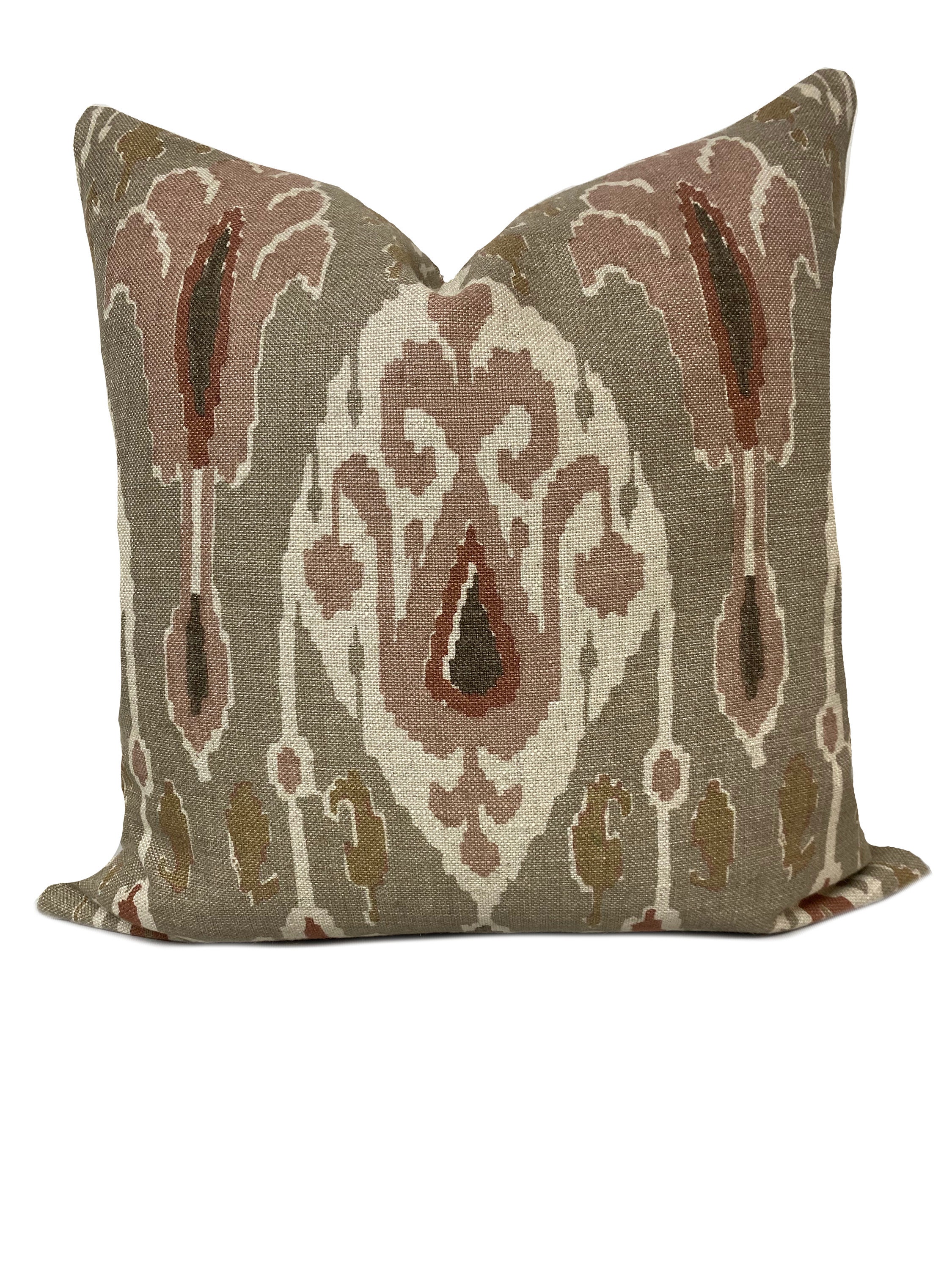 J Baker Ikat Bokhara Neutral Double Sided Cushion Cover