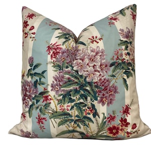 Lisa Fine Mirabel Lilac Cotton Cushion Cover Pillow Cover Double Sided