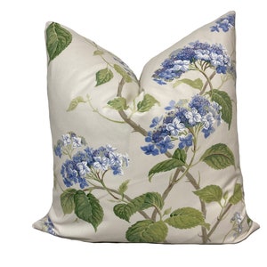 Colefax and Fowler Summerby Blue/Green Cushion Cover Pillow Cover Double Sided