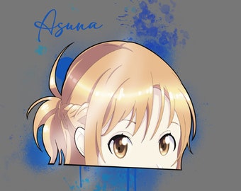 Anime Asuna Yuuki Sticker Vinyl Sign Decal Custom Manga SAO Sword Art Online