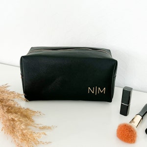 Kosmetiktasche personalisiert mit Initialen | Schminktasche | Kulturbeutel | Geschenk | Kosmetiktasche groß | Muttertag|