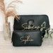 Personalized cosmetic bag Name + Initial | Make-up bag individual gift idea | Accessory bag big small | Creative shop JaNi 