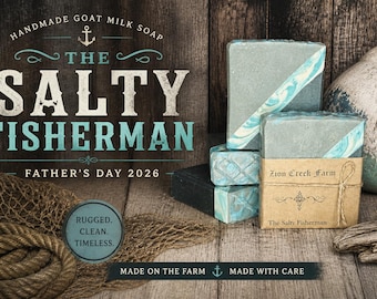 The Salty Fisherman Goat Milk Soap Father’s Day 2026