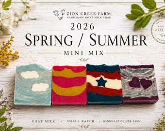 Mini Mix 3er-Pack Frühjahr/Sommer 2026 Ziegenmilchseife