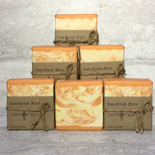 Goat Milk Soap Citrus Twist