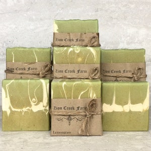 Goat Milk Soap Lemongrass