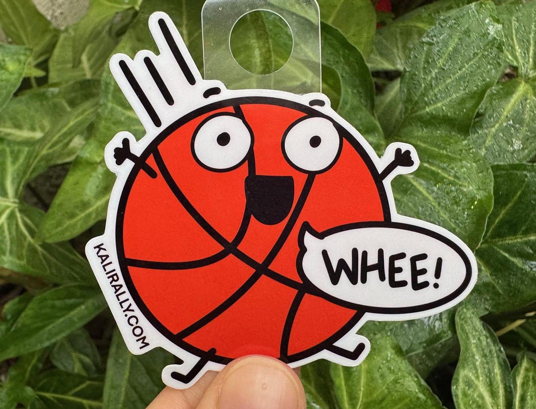 Funny Basketball Coach Gift Gym Teacher Sticker Sports and Rec Bball ...