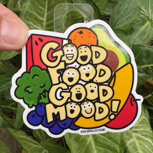 Cute healthy food sticker gym pack personal trainer gift waterproof decals weight lifter new years resolution bundle lifting novelty vegan