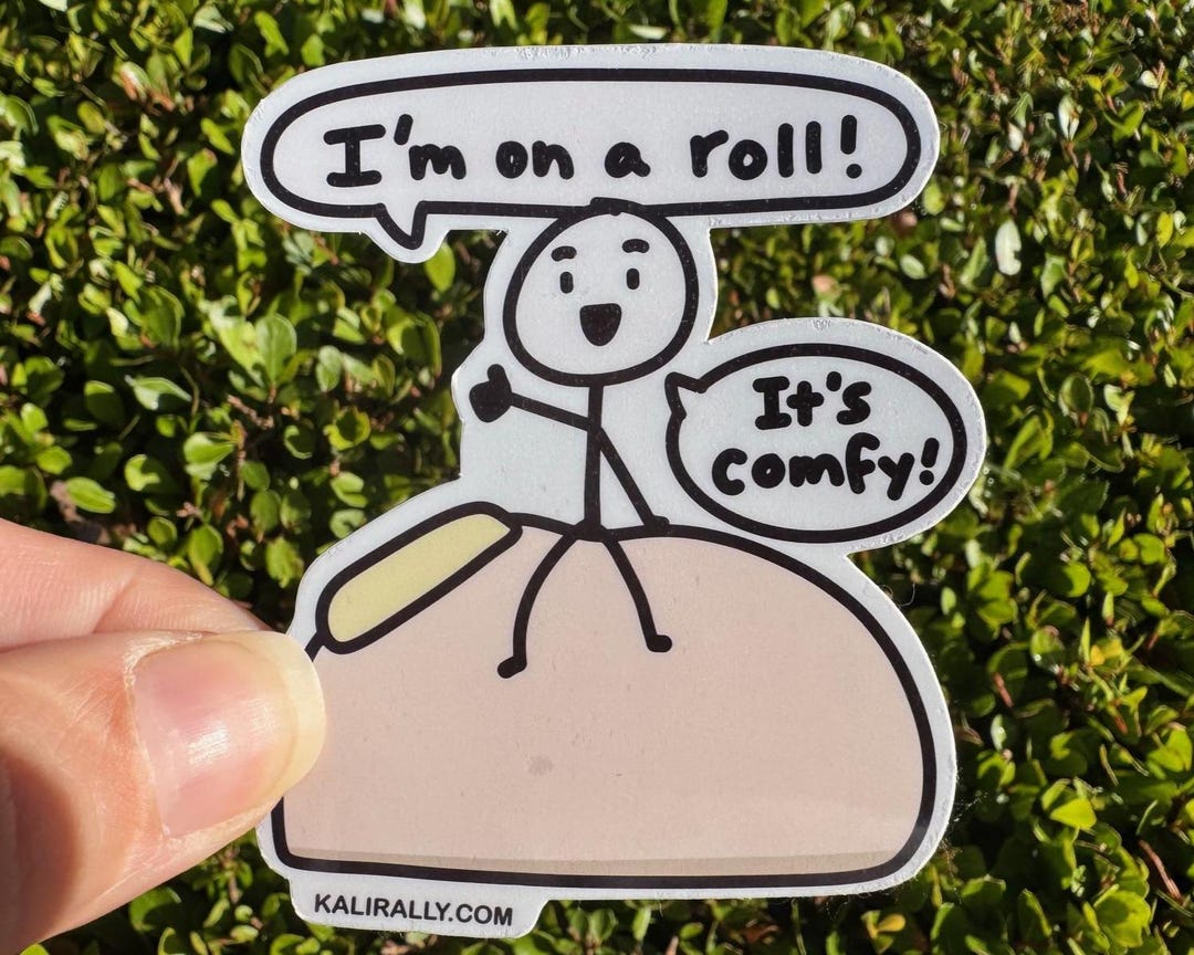 Funny Stickers on a Roll Sticker Planner Stickers Vinyl Stickers Water ...