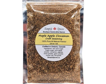 Maple Apple Cinnamon Seasoning + BBQ Rub - Natural Fruit Craft Seasonings